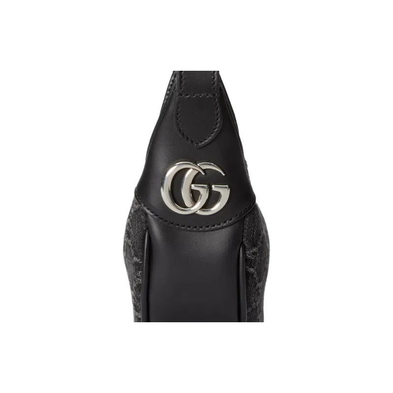 GUCCI Ophidia Denim Shoulder Bag, Handbag, Shoulder Bag Mini Women's Black & Gray-7
