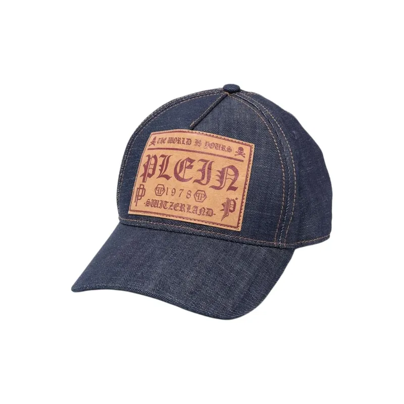PHILIPP PLEIN Plein™ Denim Baseball Cap-0
