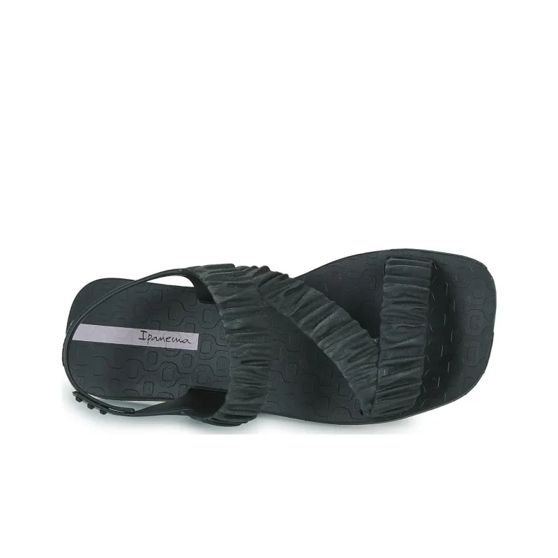 Ipanema One Strap Sandals Low Heel Women's Black-2