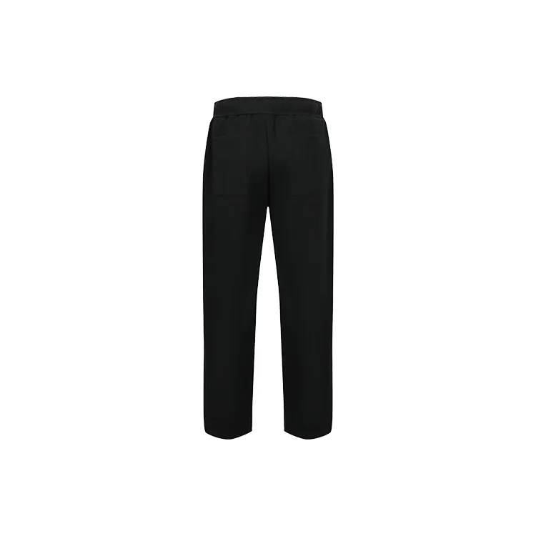URBAN REVIVO Casual Pants Men Jet Black-1