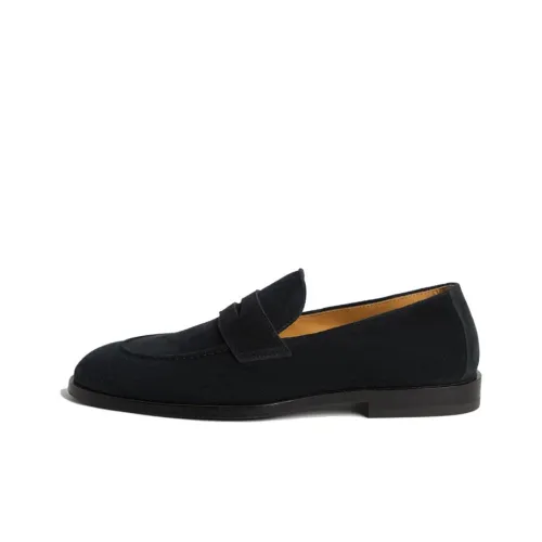 Brunello Cucinelli Suede Penny Loafers