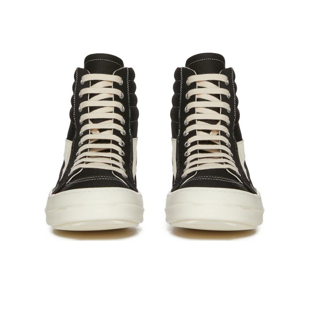 RICK OWENS SS24 LIDO DRKSHDW ハイカット スニーカー ブラック Rick Owens DRKSHDW Lido Vintage High Black Milk SS24 Men's