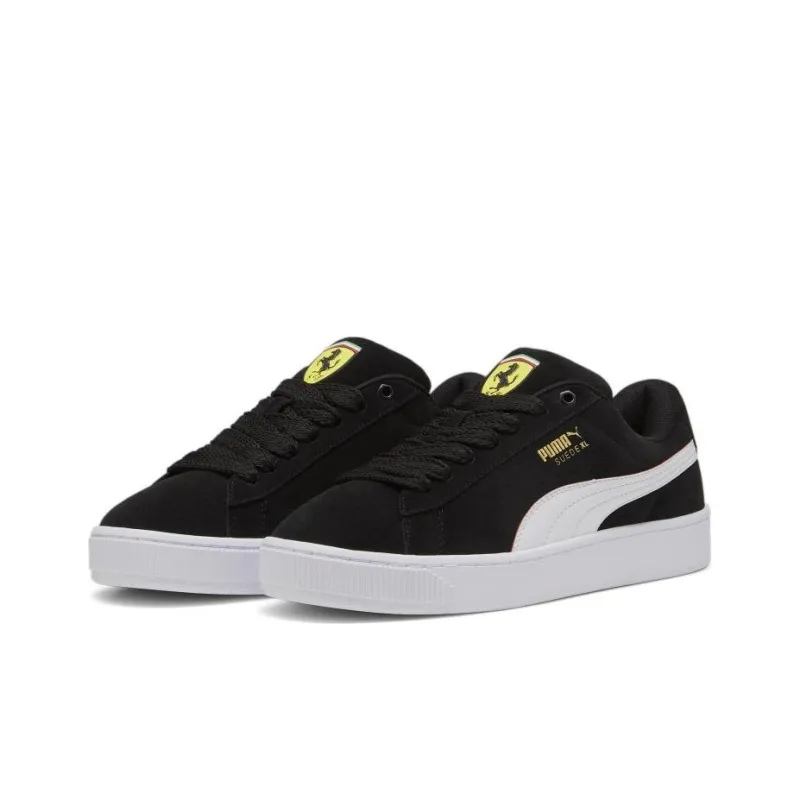 Puma Scuderia Ferrari X Suede XL 'Black White'-3