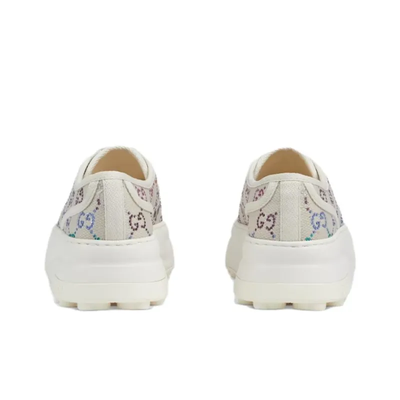 GUCCI Women's Gg Sneaker 'Off White Crystals' Women's-3