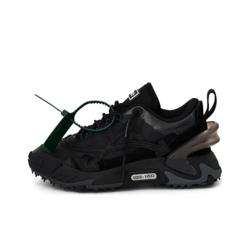 OFF WHITE ODSY 2000 Low Top Casual Shoes Women's Black-0