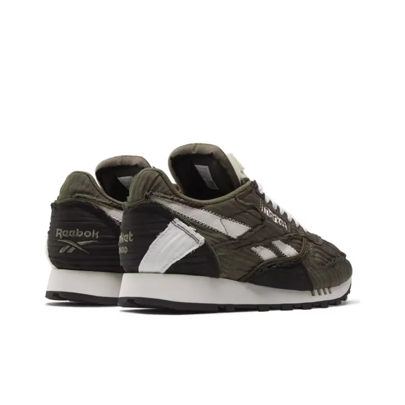Reebok Classic Leather Pump Market Army Green-3