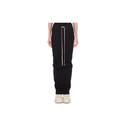 Rick Owens DRKSHDW Casual Long Skirts Women's Black