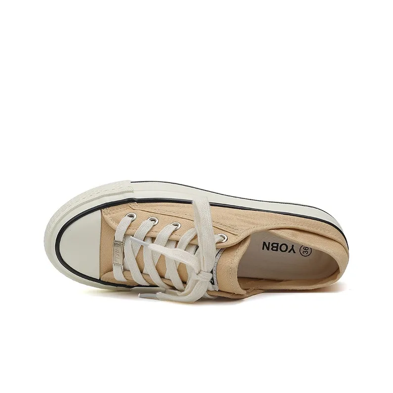 YOBN SMILE Low-Top Canvas Shoes Women's-4