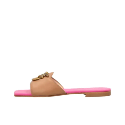 PINKO Logo Plaque Slip-On Sandals Women's