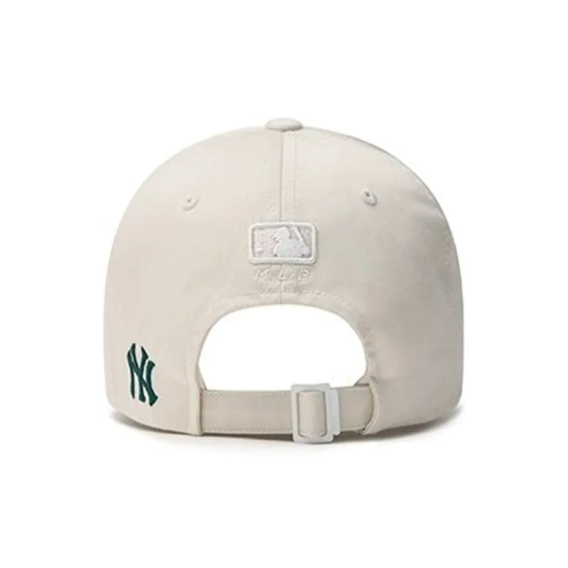 MLB Polyester Cotton Baseball Caps Unisex Cream-1