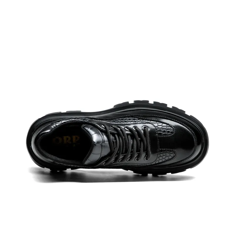 ORP Men's Casual Shoes Men Low Top Black/Brown-3