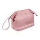 Cherry Blossom Pink, Double-Layer Makeup Bag