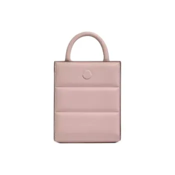 Moncler Calfskin Tote Bag Shopping Bag Shoulder Bag Crossbody Bag Handbag Mini Women's Pink
