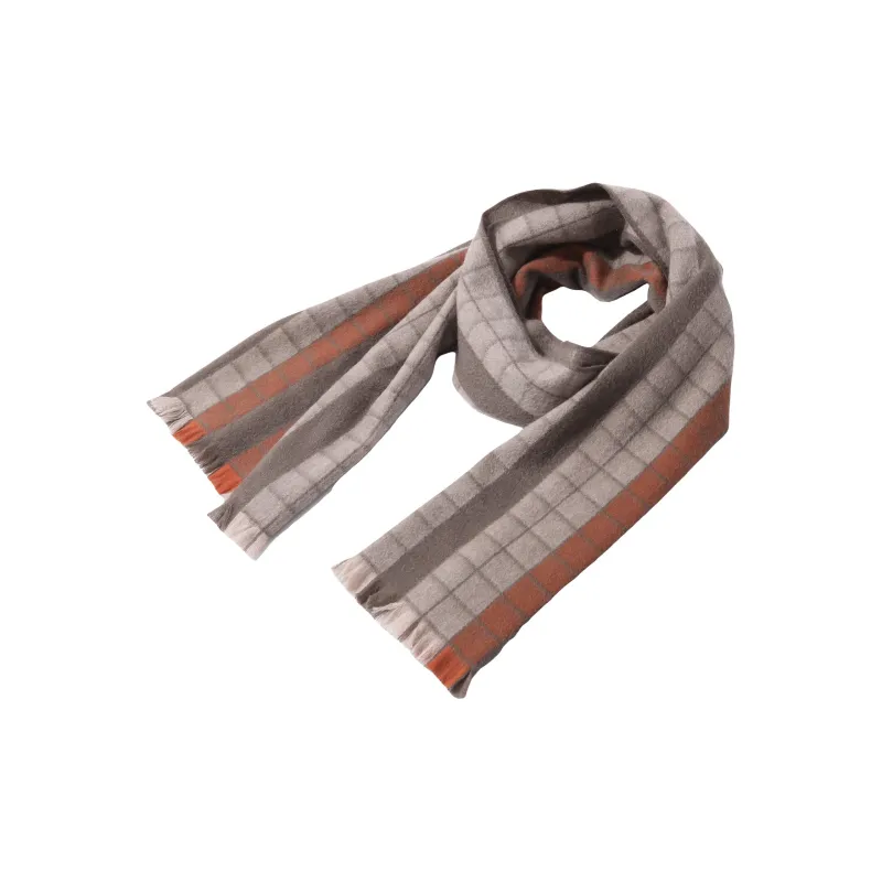 H YXIANG Knit Scarves Unisex-3