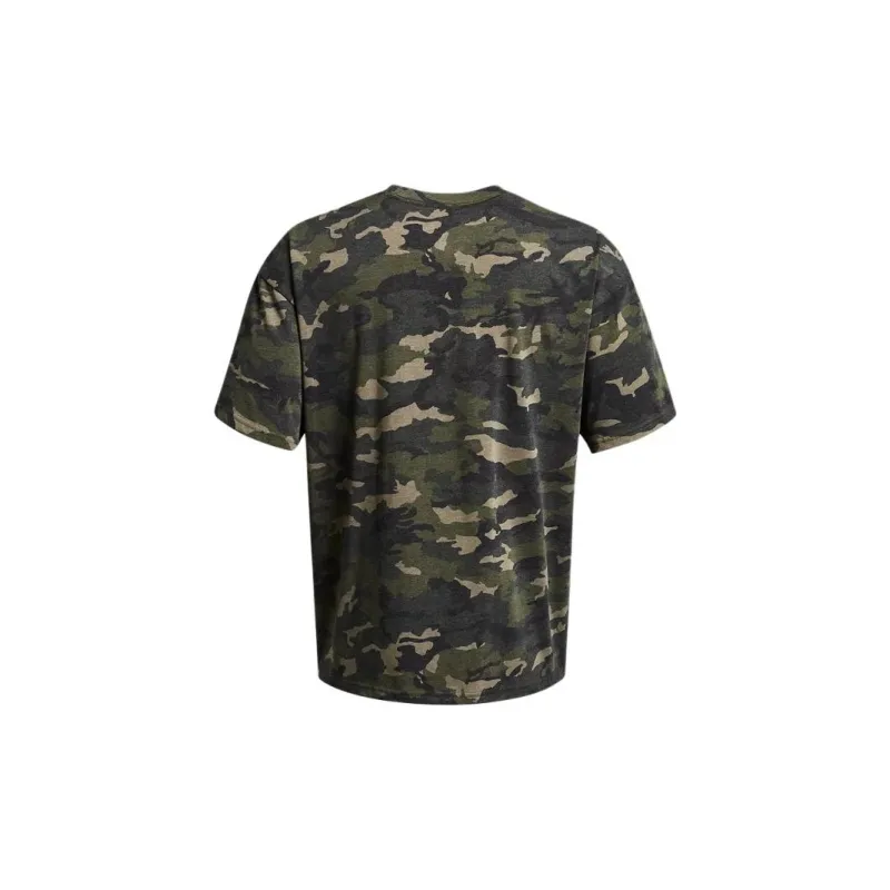 Under Armour Drop Shoulder Sleeve T Shirt Men's Guardian Green-1