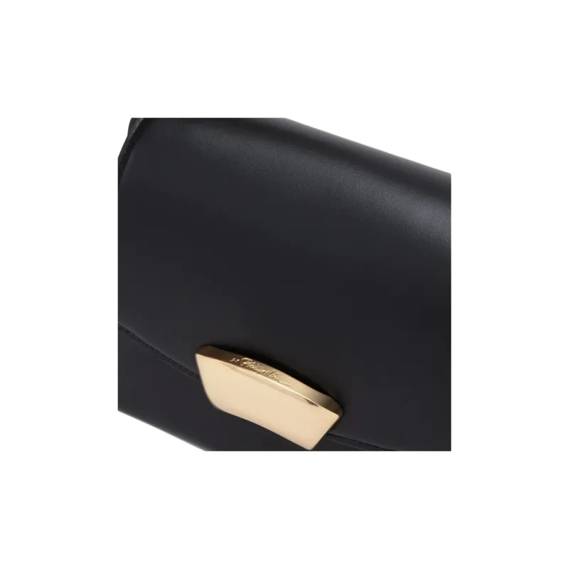 3.1 Phillip Lim Calfskin Crossbody Bag Shoulder Bag Small Size Women's Black-4