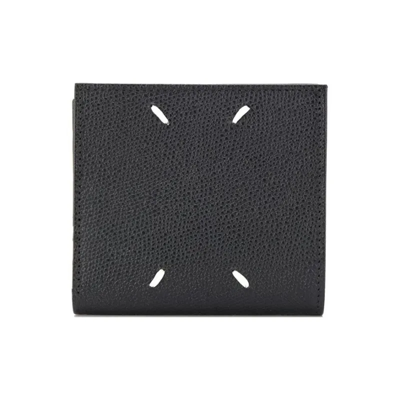 Maison Margiela Calfskin Wallet Card Holder Card Holder Unisex Black-1