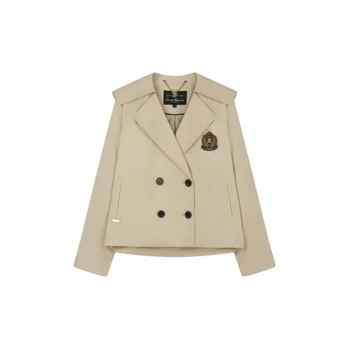 Teenie Weenie Trench Coats Women's Khaki