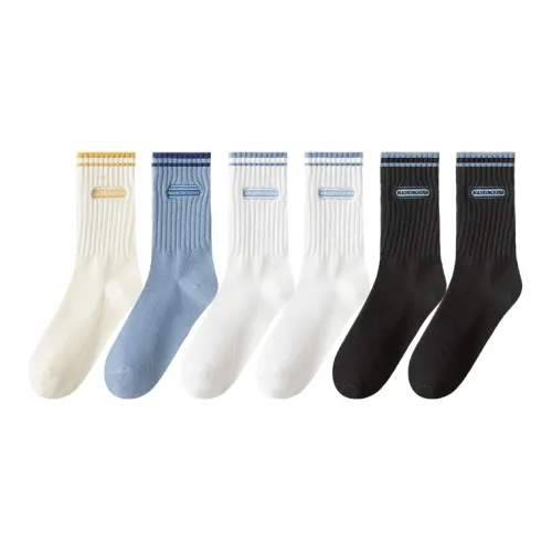 MIIOW Men Mid-Calf Socks