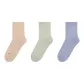 [Men's Mid-Calf]Denim Blue+Sage+Cream Walnut