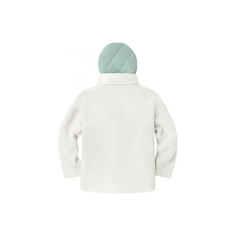 Lee Velvet feel Coat Women's Ecru-1