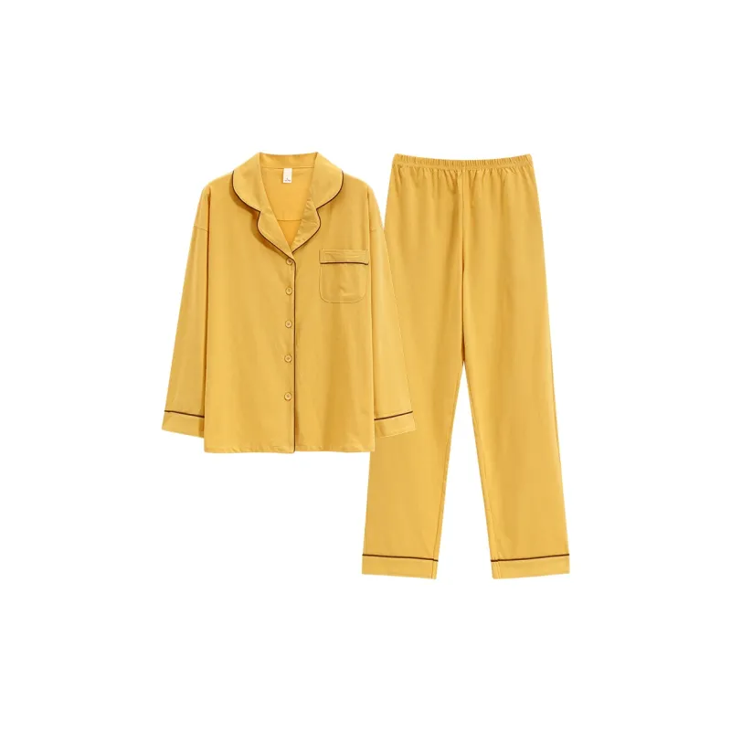 Pretty Lady Home Suit Women's Yellow-0