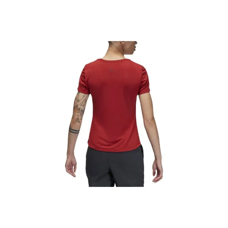 Jordan Regular T-Shirt Women's Sand Dune Red-1