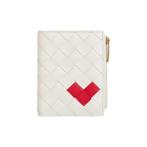 Bottega Veneta Intrecciato Bi-Fold Zipped Small Wallet