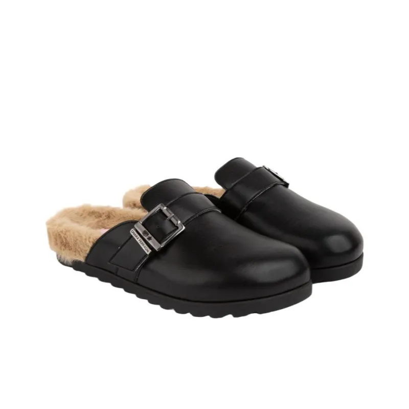 CHIARA FERRAGNI Slip Resistant Closed Toe Slippers Women's Black-1
