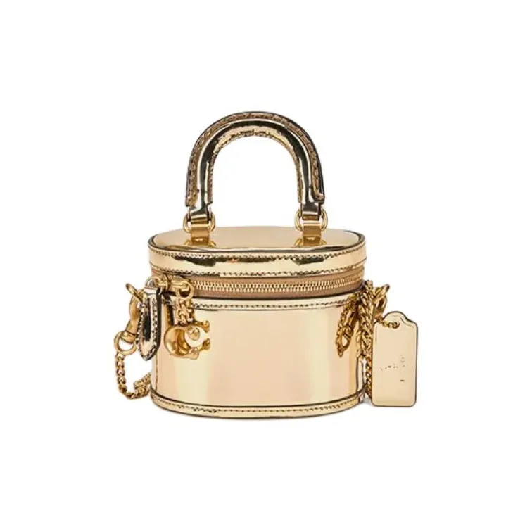 COACH Micro Cow Leather Handbag Shoulder Bag Crossbody Bag Mini Women's Multicolor-2