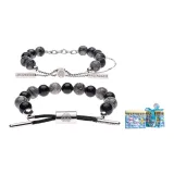 Black dazzling couple bracelet + Valentine's Day gift box RCDW1536