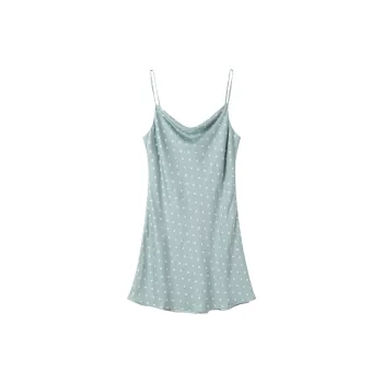 H YXIANG Nightgown Women's Pea Green