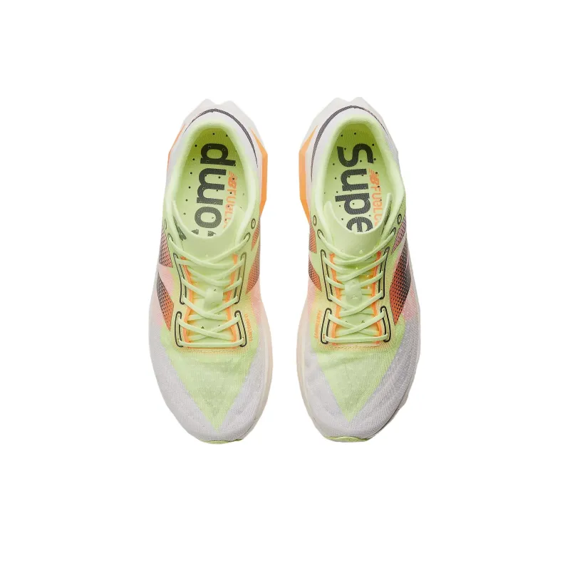 New Balance FuelCell SuperComp Elite V4 White Bleached Lime Glo Hot Mango-3