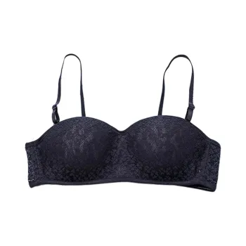 Flowers In Water Bra Women's Black