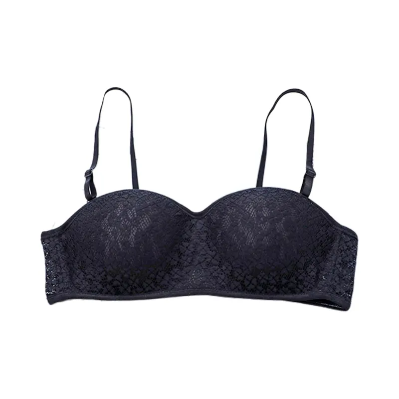 Flowers In Water Bra Women's Black-0