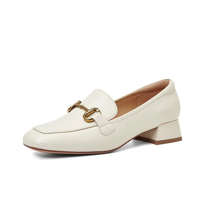 PT'SON Loafers Women's Ecru/Apricot-1