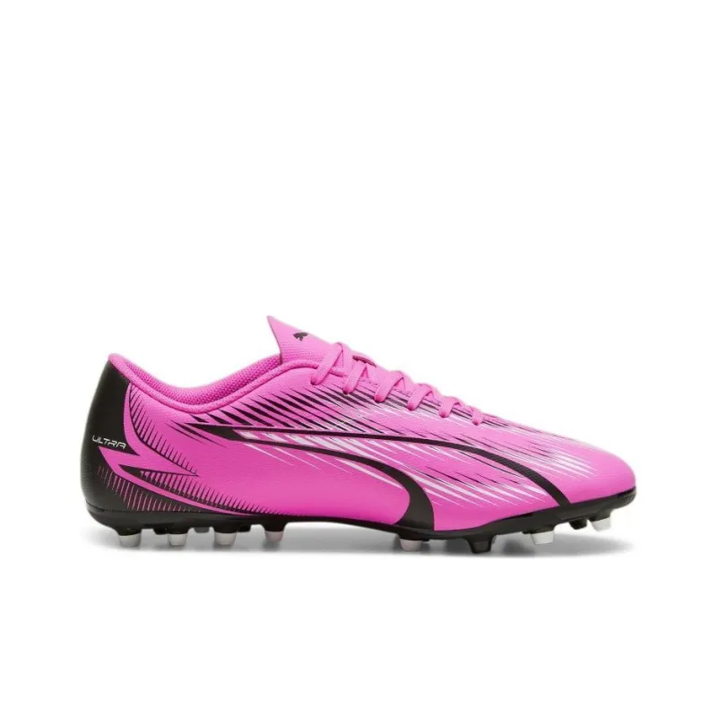 PUMA Ultra Play Mg Football Boots 'Pink White Black'-1