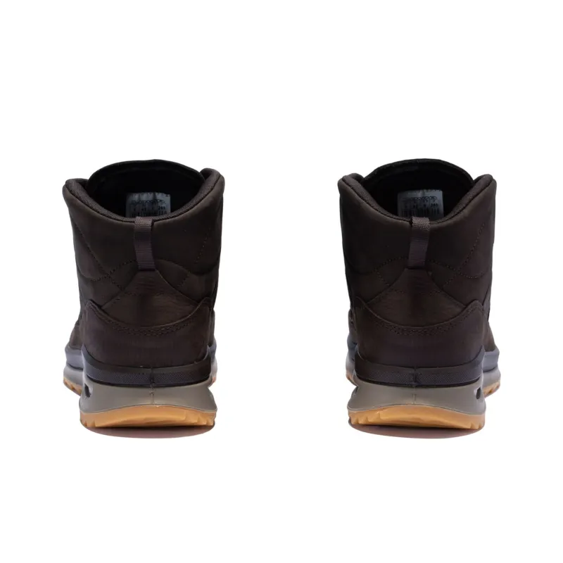 Lowa Prague Hiking / Trekking Shoes Men Mid Top Dark Brown-4