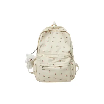 Banyanu Nylon Backpack Regular Women's Ecru