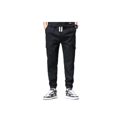 Tonlion Casual Pants Men Black