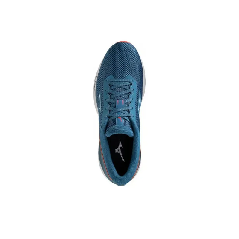 Mizuno Wave Kizuna 3 Revolt Cushioning Wear-Resistant Low-Top Casual Shoes Men's Blue Gray Red-2