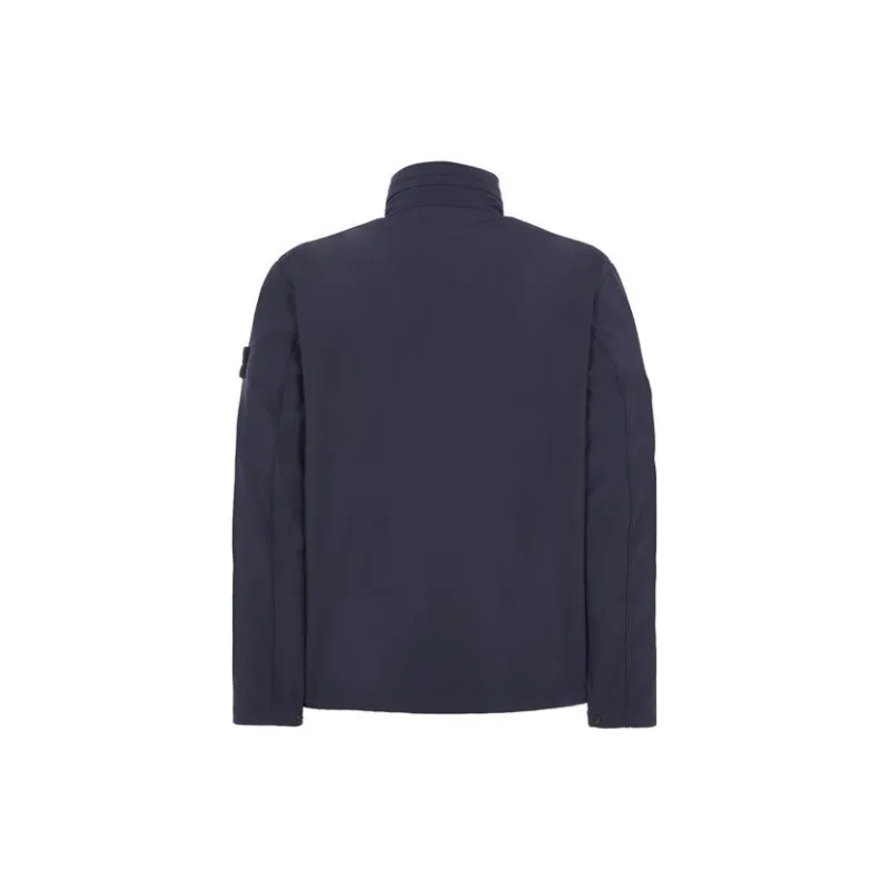 STONE ISLAND Funnel Neck Logo Patch Jacket-1
