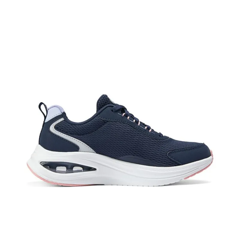 Skechers Cushioning Wear Resistant Low Top Running Shoes Women's Blue-1