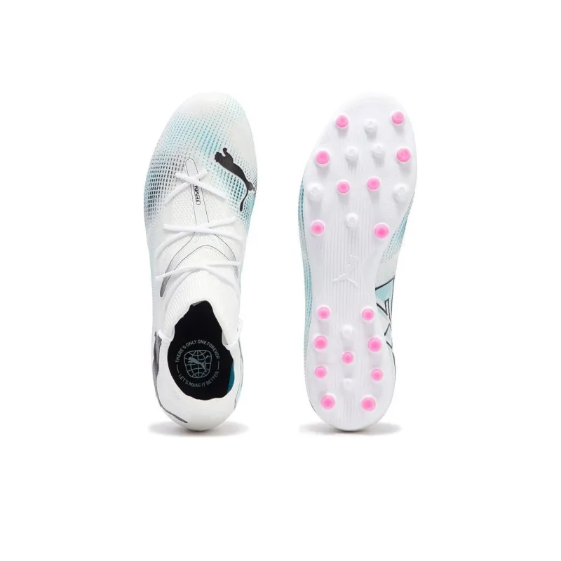 PUMA Future 7 Match Mg Cleats 'White Blue Pink'-6