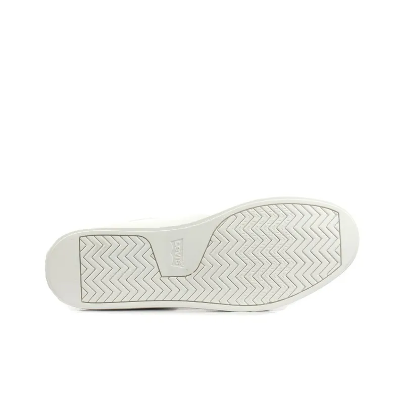 Levi's Cushioning, Wear Resistant Low Top Casual Shoes Men's White-4