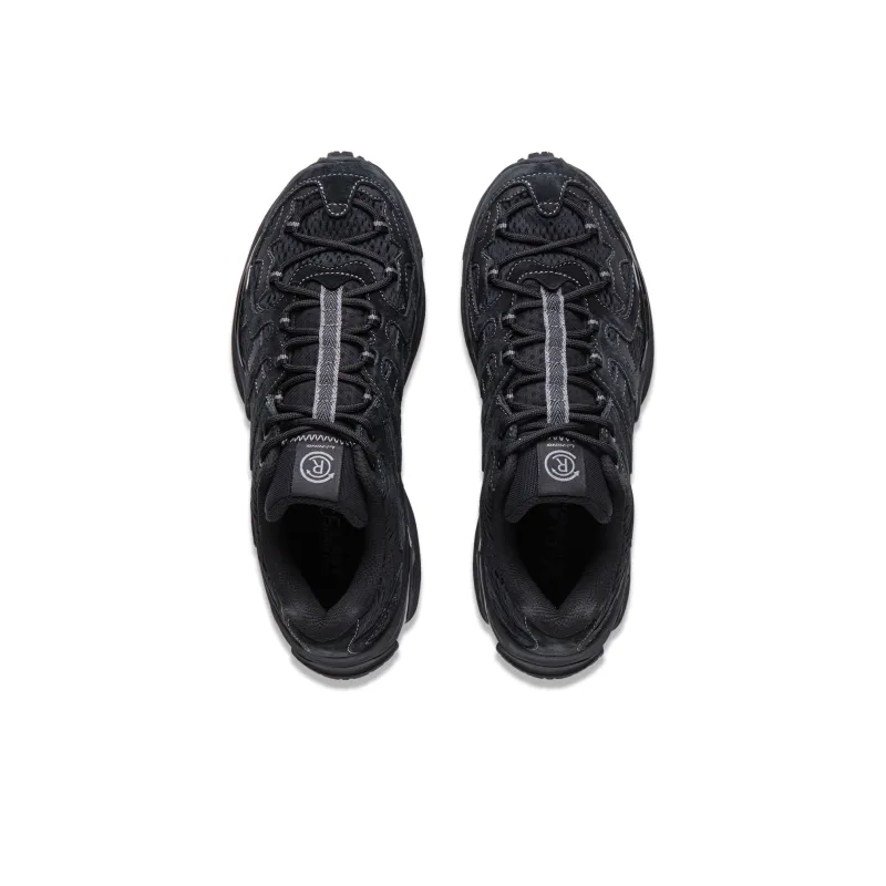 LiNing Cat Paw CRC Cushioning Wear Resistant Low Top Casual Shoes Unisex Black-3