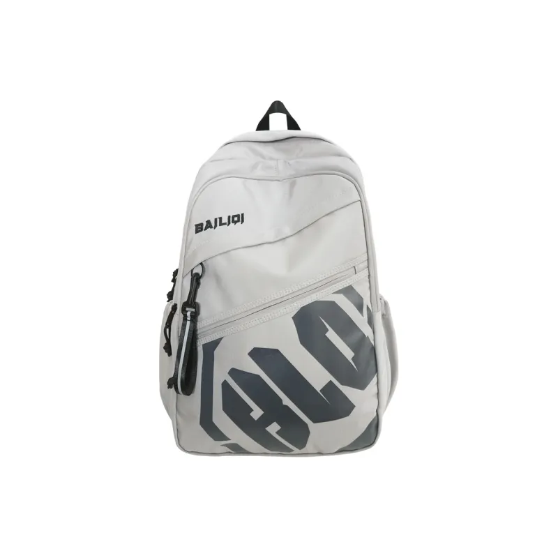 Deli Bear Nylon Backpack Regular Unisex Black/Dark Gray/Light Gray/Green/Khaki/Jasper-13