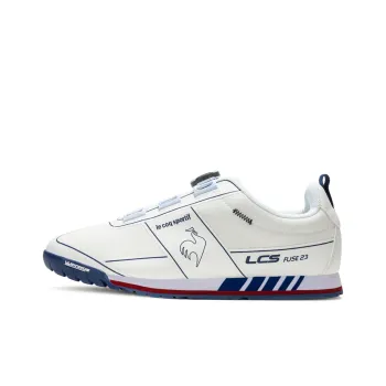 Le Coq Sportif Cushioning Anti Slip Wear Resistant Water Resistant Coverage Low Top Cycling Shoes Unisex White