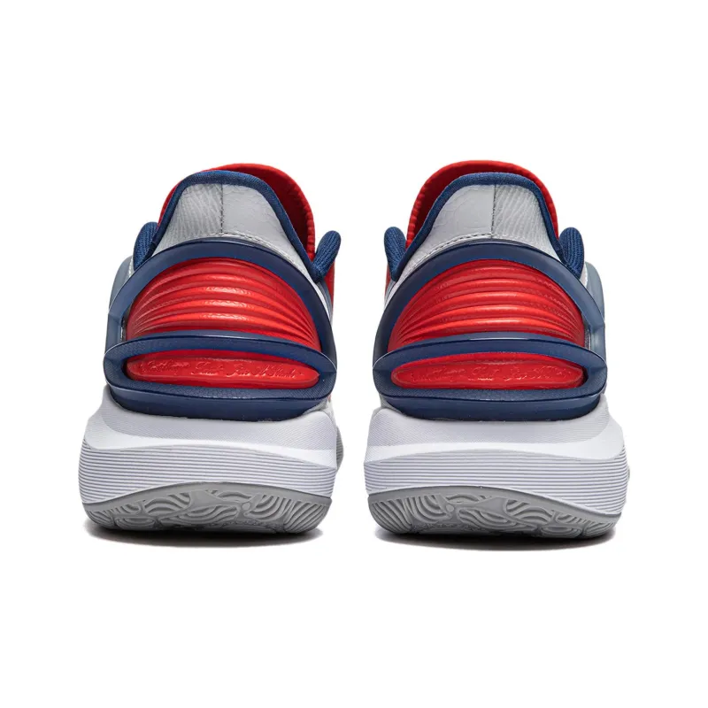 LINING CJ 3 Basketball Shoes Men Low Top Standard White/Navy-5