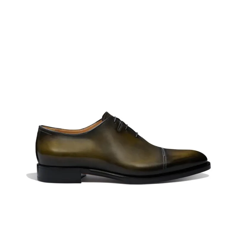 BERLUTI Dress Shoes Men's Black Green-1